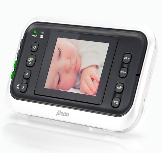 Alecto DVM-75 - Babyfoon met camera - Temperatuurweergave - Wit