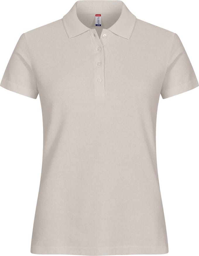 Clique Basic Polo Women 028231 - steengrijs - XS