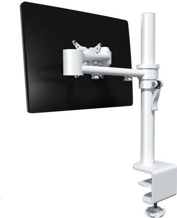 Enkele monitorarm in Wit