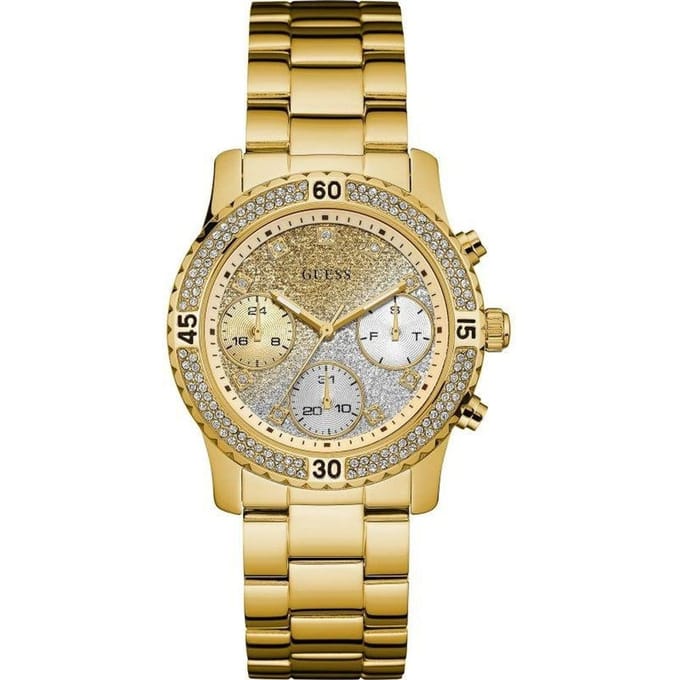 Guess W0774L5 Confetti dameshorloge in goud