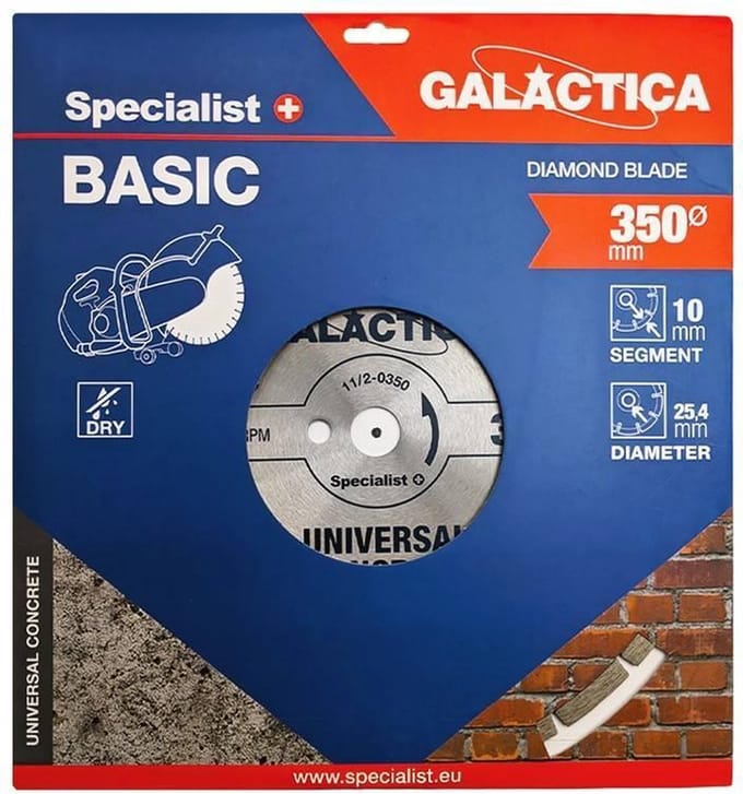 Diamantzaagblaad BASIC 350 x asgat 25,4/20mm ''Specialist+''