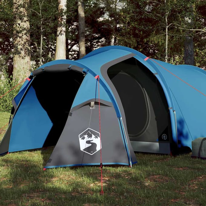 vidaXL - Tunneltent - 3-persoons - waterdicht - blauw