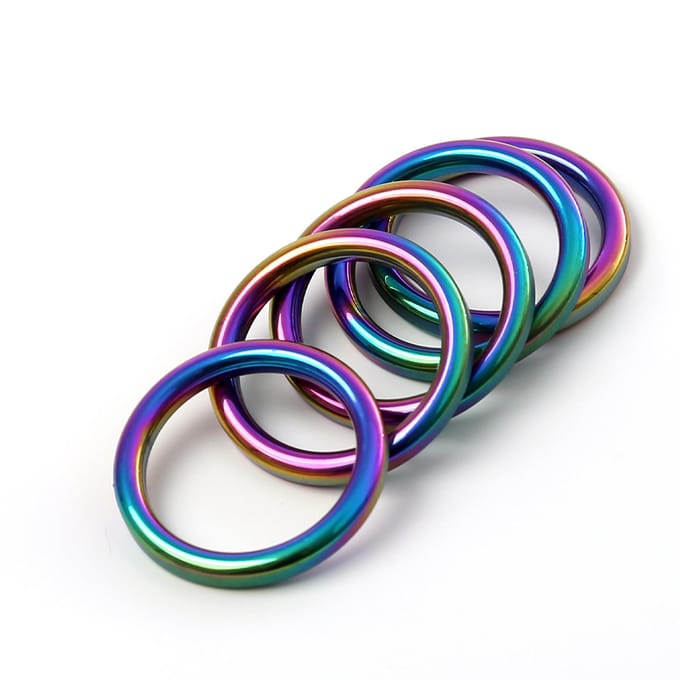 40 stuks Keramische Geleideogen Ring Hengel Reparatieset Hengel Oog Vervangingsset veelkleurig