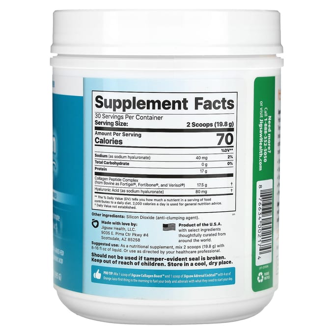 Collageen Boost, Ongezoet, 595G(21Oz)