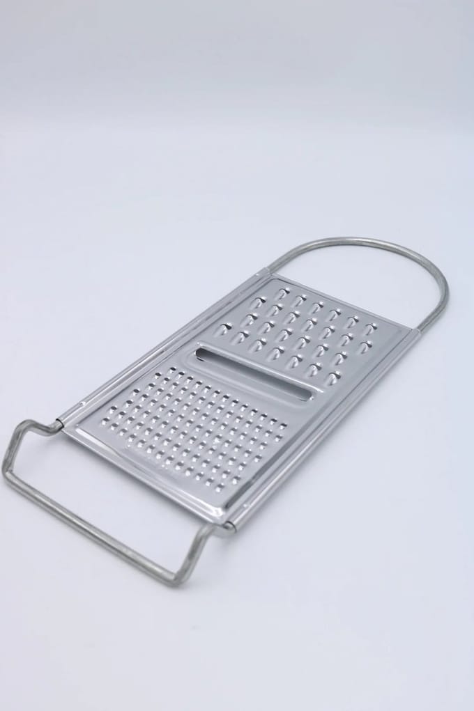Kitchen Tools - Rasp - RVS - 3 Functies - Handrasp - Kaasrasp - Zilver