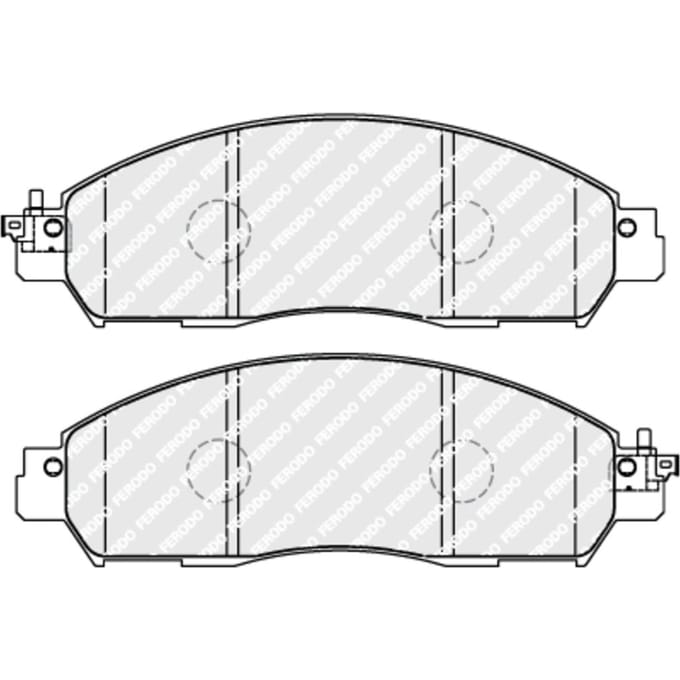 Remblokset FERODO FDB5090, voor