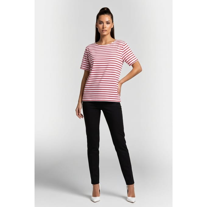 & Other Stories Danielle Striped T-shirt Red Größe: M | Hemden Outlet | Damen | Rot