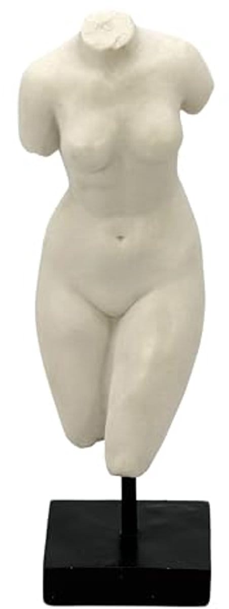 Poly Marmeren Body Standbeeld 35 cm - Griekse God Sculptuur voor Home Decor