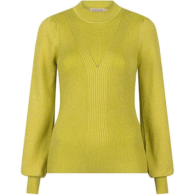 Esqualo sweater F24-31501 - Matcha Green