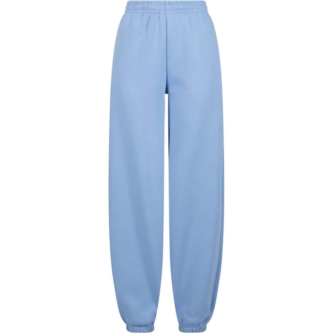 Urban Classics - Fluffy Dames joggingbroek - M - Blauw