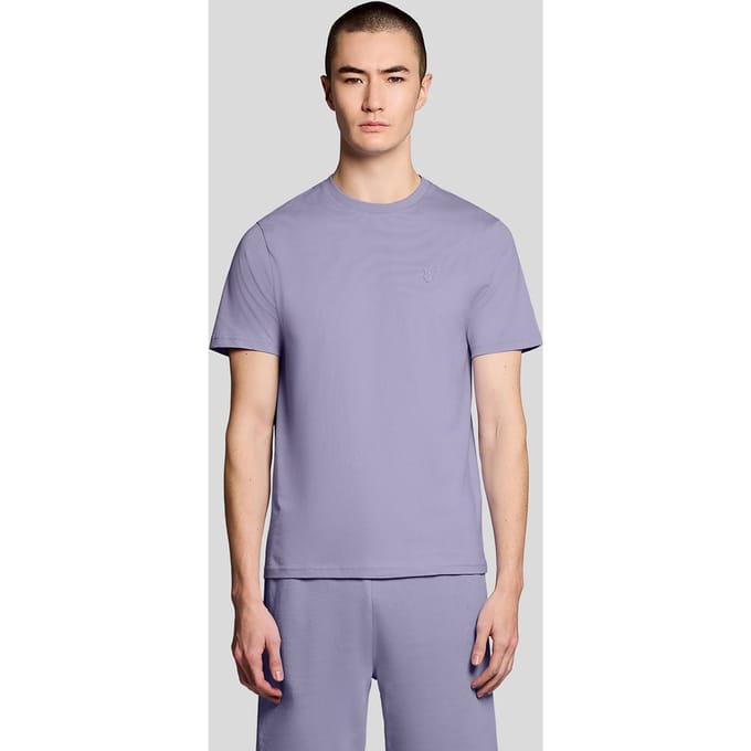 T-shirt Lyle &amp; Scott TS2255TON SUPERFINE-Y074 FLORAL VIOLET