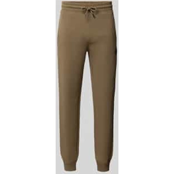 Relaxed fit sweatpants met labelbadge