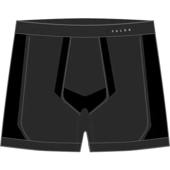 FALKE Warm Boxer sneldrogend functioneel materiaal functioneel ondergoed heren zwart - maat M
