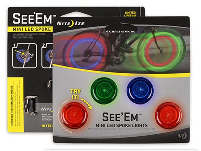 Nite Ize - See'em mine - led Spoke light - Fietslicht Fietslamp