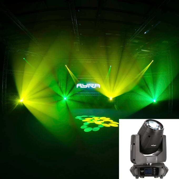 LED Movinghead 180W - Ayra Vision 180 Beam - Multikleur