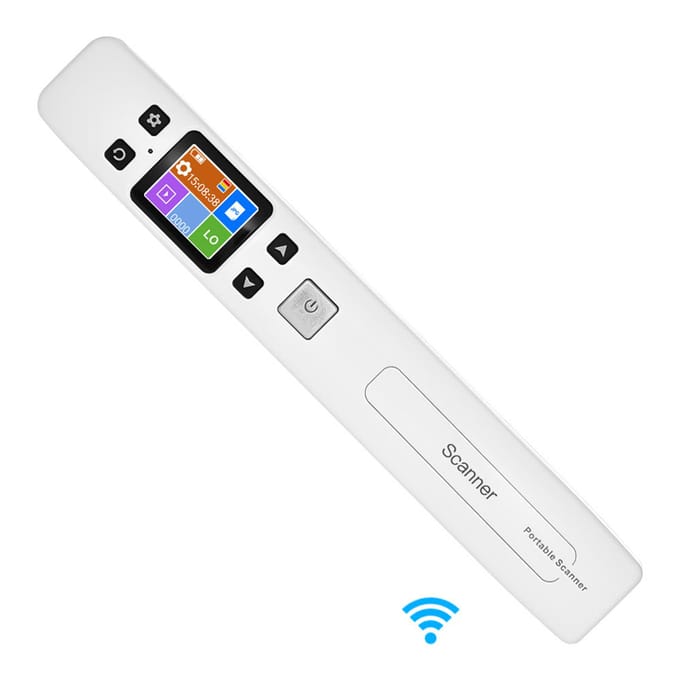 Scanner portatif de documents, de livres et d'images, résolution 1050DPI, numérisation à grande vitesse A4 WiFi Function