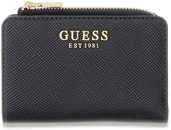 GUESS portemonnee Gilda SLG Zip Around Card Case Black zwart