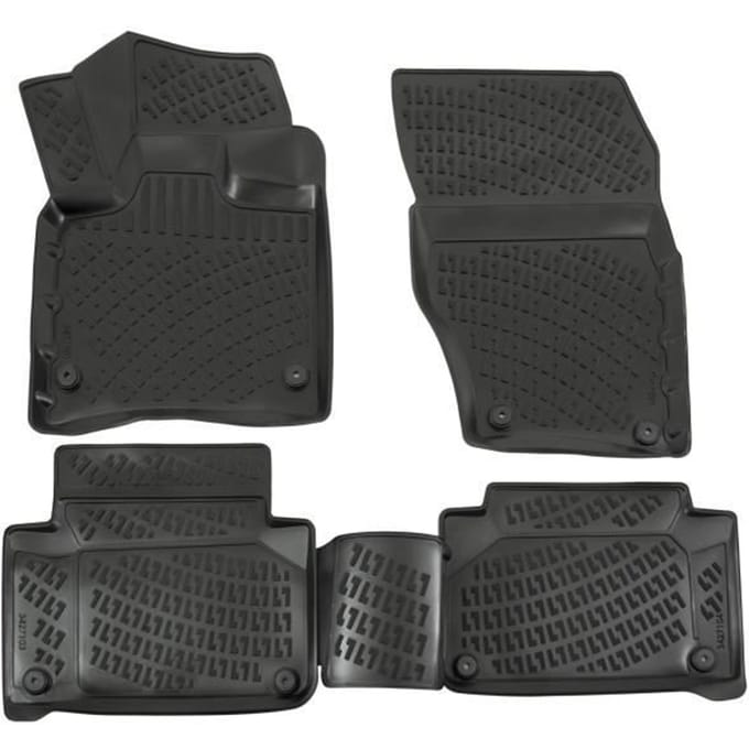 Tapis de sol - Exclusive - Citroën C3 Aircross - Caoutchouc - 4 pièces - Toutes saisons