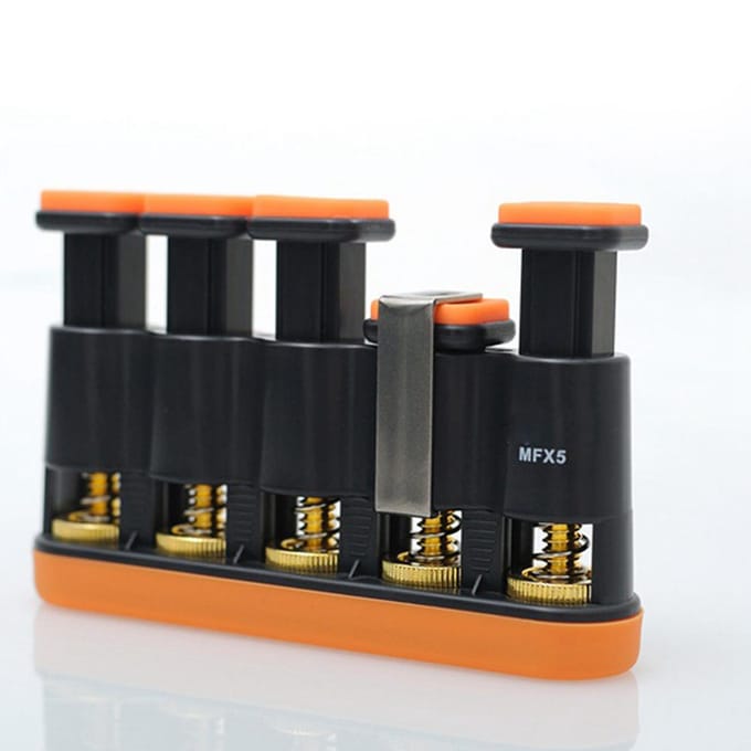 Vingerversterker Oefenaar Verstelbare Spanning Plastic Trainer voor Muzikant Gitarist black