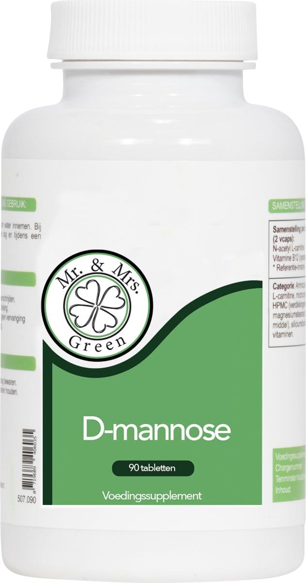 D-Mannose, 1000 mg D-mannose per tablet- 90 Tabletten
