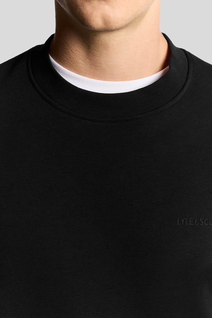 Lyle & Scott Logo Brushback Crew Neck Sweatshirt