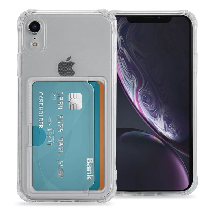 imoshion Softcase Backcover met pasjeshouder voor de Apple iPhone Xr - Transparant