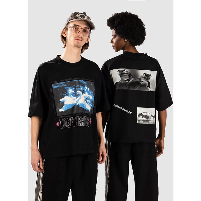 Jungles Jungles Togetherness T-Shirt zwart