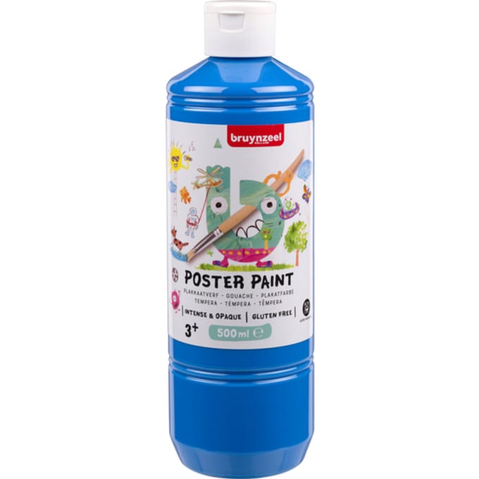 Plakkaatverf Bruynzeel lichtblauw fles à  500ml