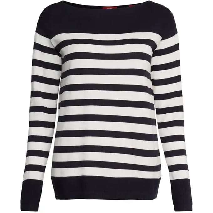 Dames sweatshirt met boothals Esprit