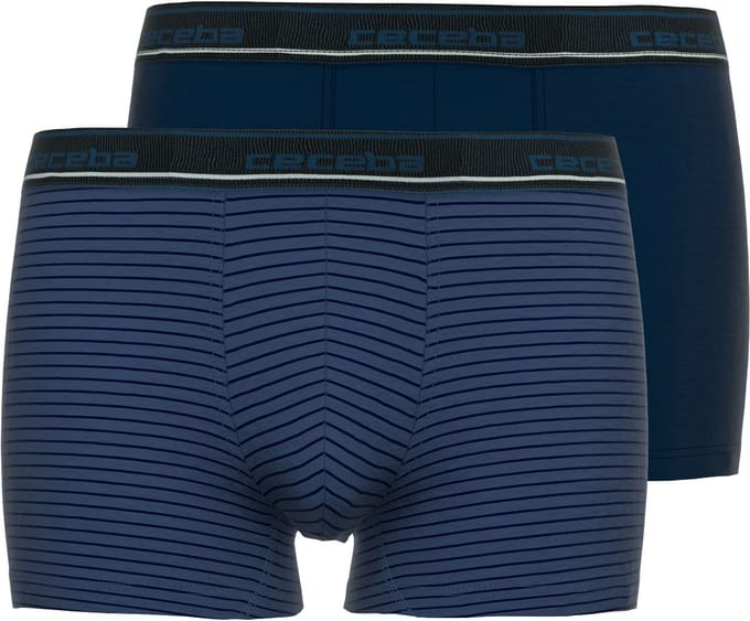 CECEBA Bamboo Heren Boxers - 2-pack - Blauw