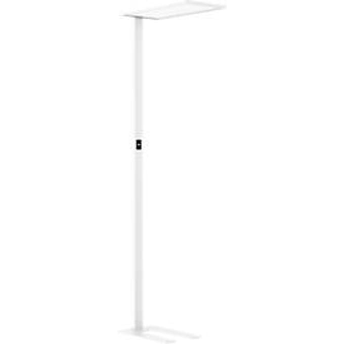 LED vloerlamp Dotlux OFFICEbutler, vermogen 55 W, 5500 lm, 4000 K, dimbaar, direct/indirect licht, signaalwit