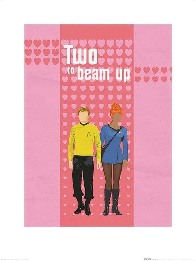 Pyramid Poster - Star Trek Two To Beam Up - 80 X 60 Cm - Multicolor