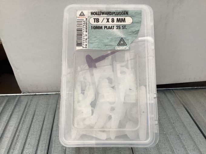 Hollewandplug tb/8mm 25st Deltafix