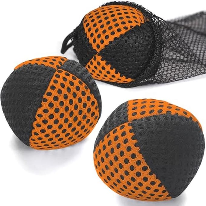 Jongleerballen voor beginners en professionals - 62 mm set met draagtas