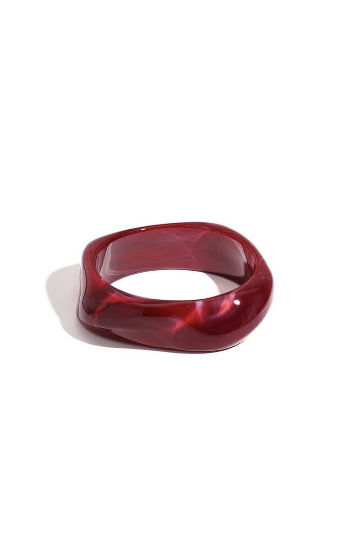 Yehwang - Armband - Bangle - Rood - Acryl