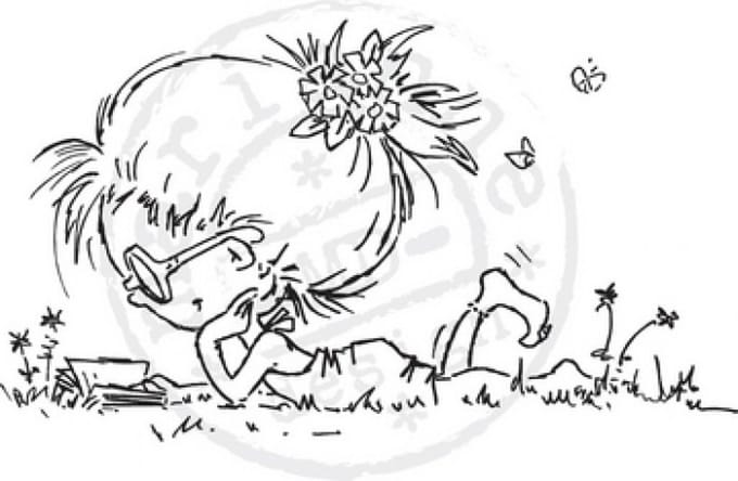 Marianne Design stempel - Don & Daisy - Clearstamp - In het zonnetje - DDS3320.