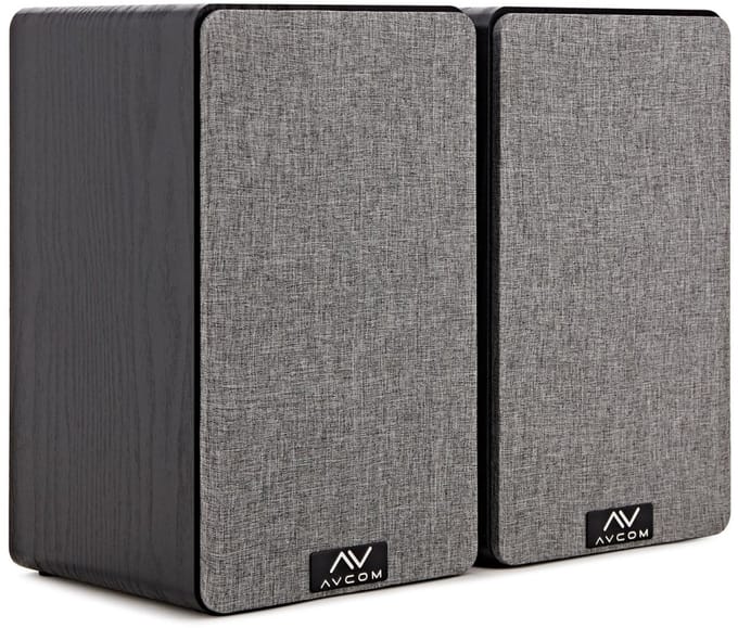 AVCOM 6 Bookshelf Speaker Pair, Black