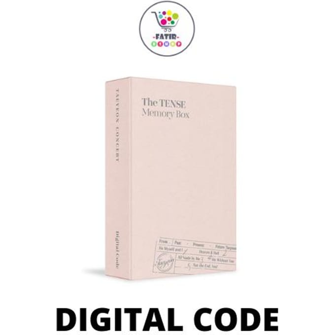 Digitale Code Ver TAEYEON CONCERT The TENSE Memory Box No POB