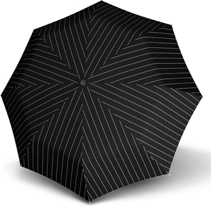 Knirps Paraplu T.200 Medium Duomatic Gatsby Black Zwart Veelkleurig