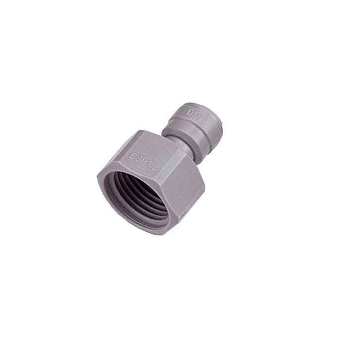 Insteekconnector 5/16  x 1/2 BSP(P) conisch plastic voor hoge druk