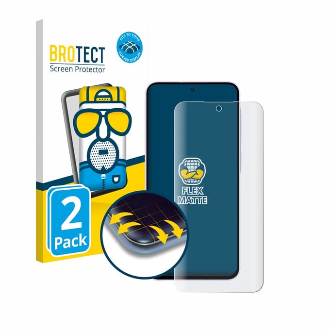 BROTECT - Screenprotector voor Samsung Galaxy A56 5G / A36 5G - Folie Beschermfolie matte volledig dekking 2 Stuks