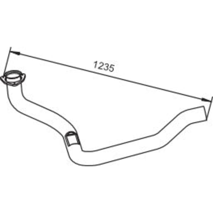 Uitlaatpijp DINEX 64186