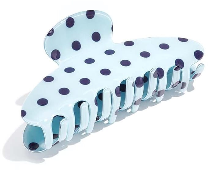 Haarclips met stippen, imitatieacetaat, dagelijkse accessoires - Blauw