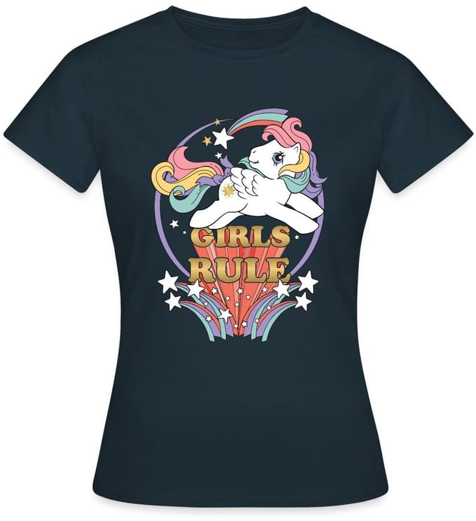 My Little Pony Retro Girls Rule Statement T-Shirt Dames