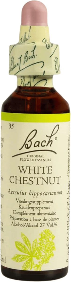 White Chestnut/Paardekast Bach - 20 ml - Voedingssupplement