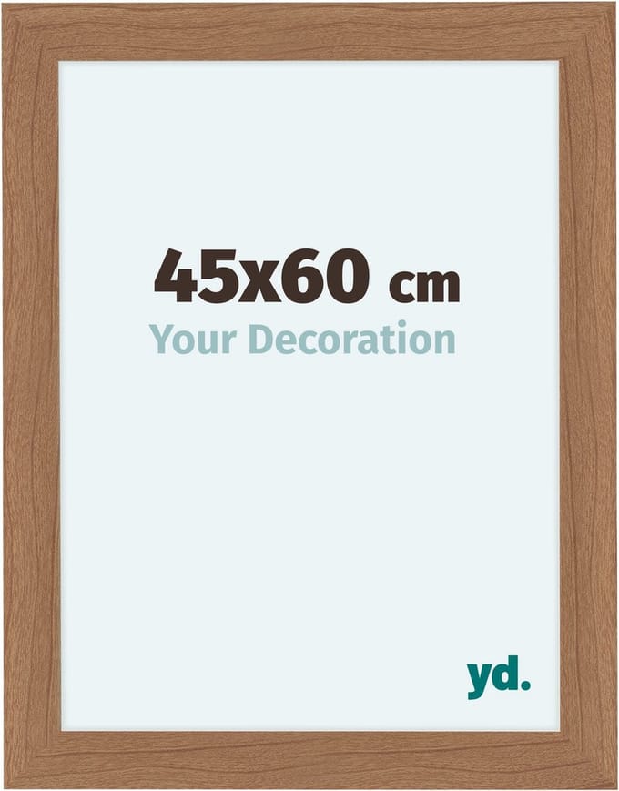 Your Decoration - Fotolijst 45x60 cm - MDF - Notenhout Licht - Como