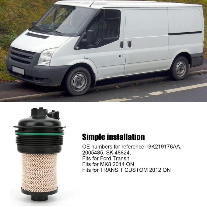 Dieselfilterelement GK219176AA 2005485 Past voor Ford Transit
