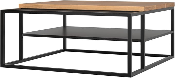 Appartement-Salontafel - Zwart Eikenlook