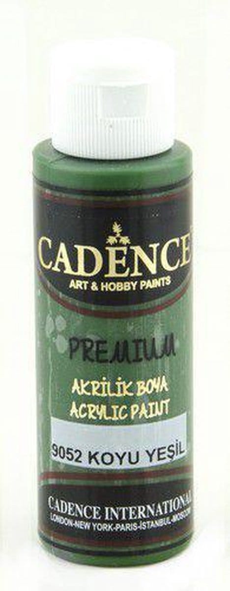 Acrylverf - Dark Green - Cadence Premium - 70 ml