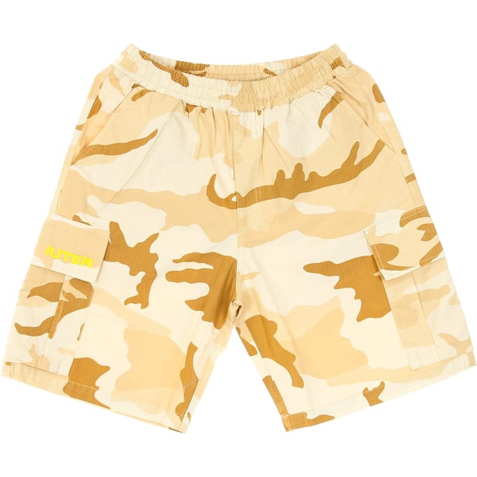 Cargo Camo korte broek heren beige